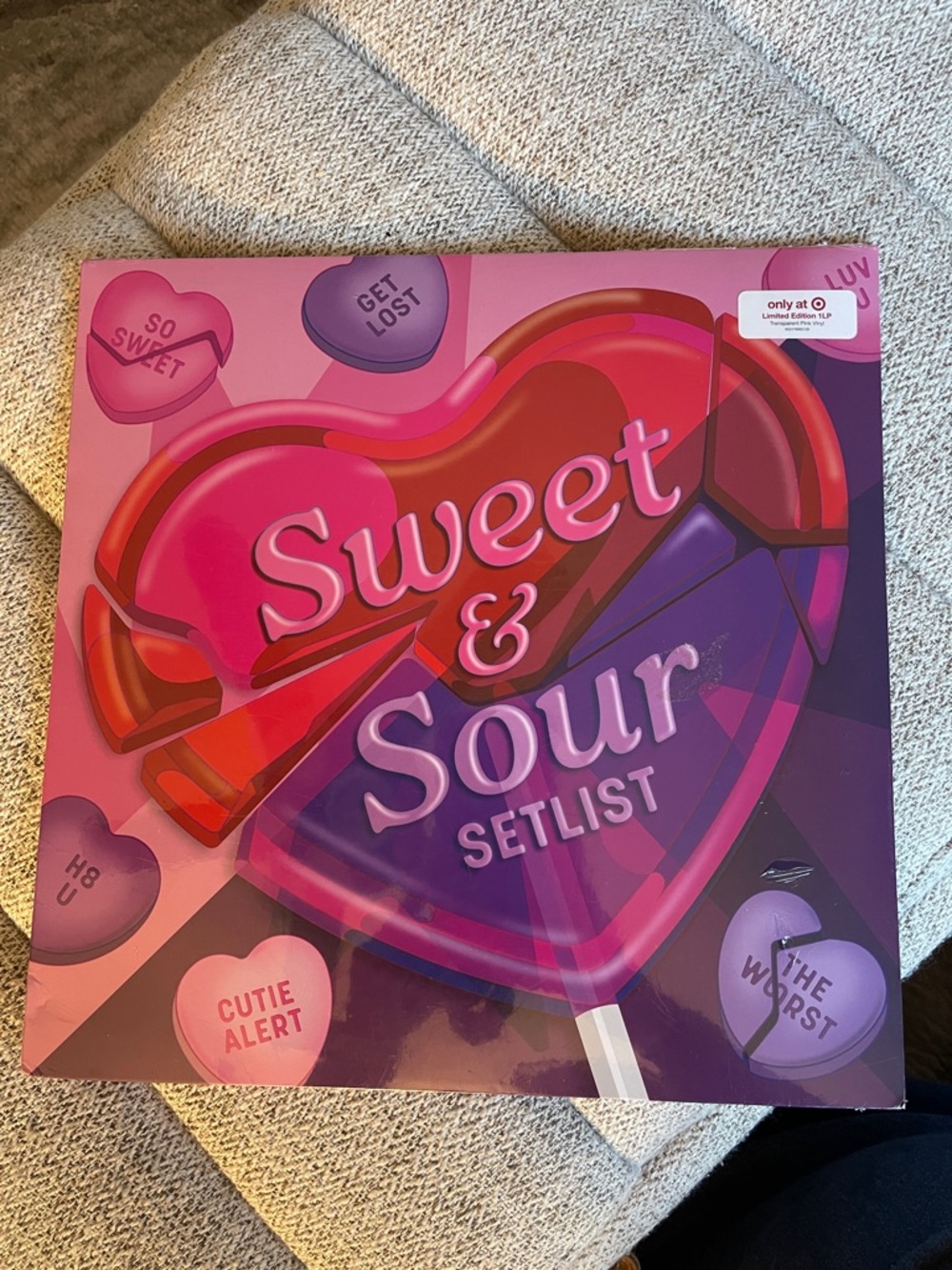 Sweet & Sour Setlist Target Exclusive Pink Vinyl LP Limited Edition Collectors